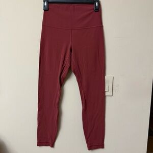 Lululemon Align High-Rise Pants in Cassis red